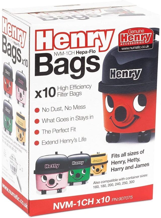 Henry Vacuum Bags -(Pack of 10) – Cleaning Bits